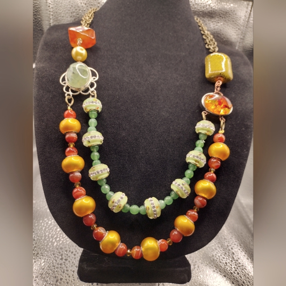 Elegant Necklace Autumn Themed By Vladesign